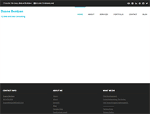 Tablet Screenshot of duanebentzen.net